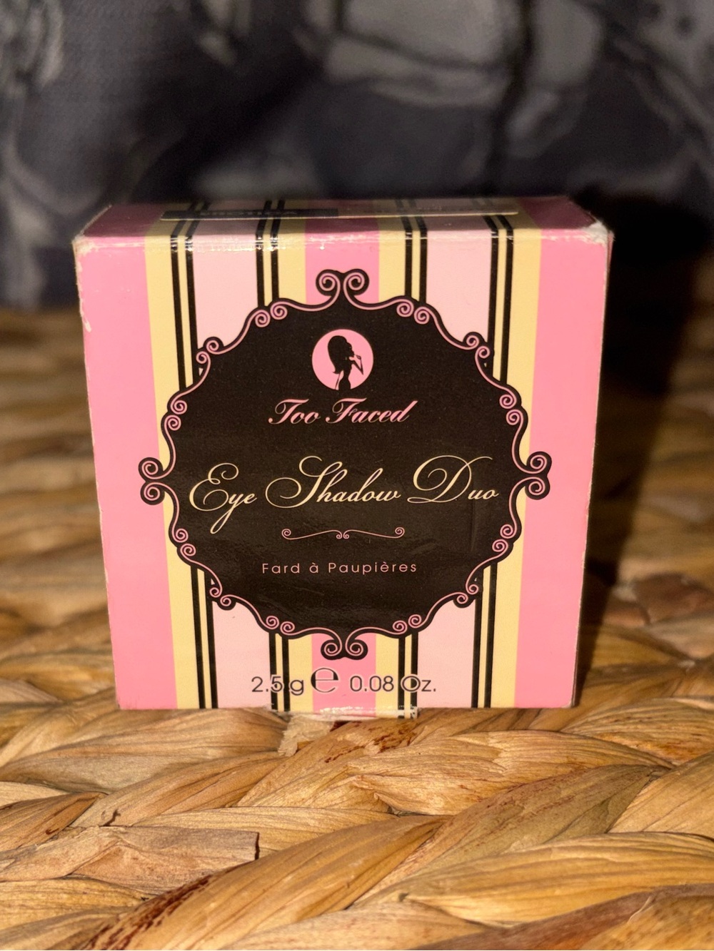 Too Faced Pink and Black Eye Shadow Duo